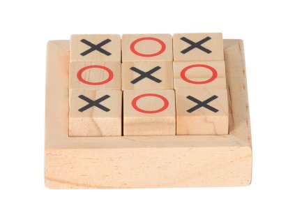 Holzspiel 3-Gewinnt mit Würfeln