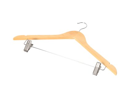 Holzbügel mit Klammern – 44 x 28 cm