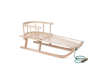 2082 2 drevene sane s ohradkou