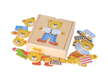 Hölzernes Einsteckpuzzle Bär