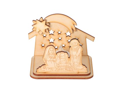 Krippe aus Holz VIII