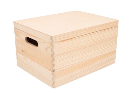 Holzbox mit Deckel 40 x 30 x 23 cm