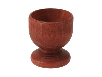 Eierbecher aus Holz 5 cm – dunkel
