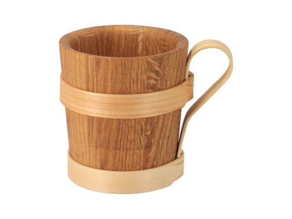 Holz-Maßkrug – nach oben hin breiter werdend