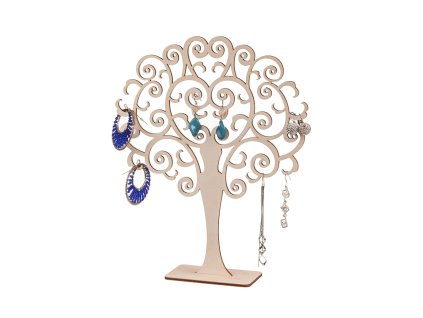 Runder Schmuckbaum aus Holz