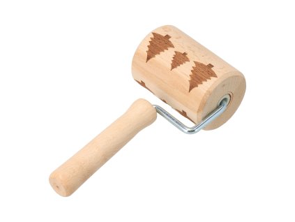 Geprägter Einhand-Teigrolle Bäumchen