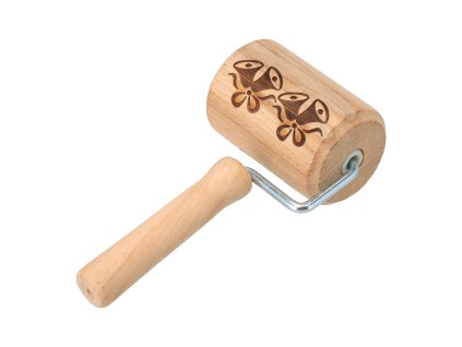 Geprägter Einhand-Teigrolle Glöckchen