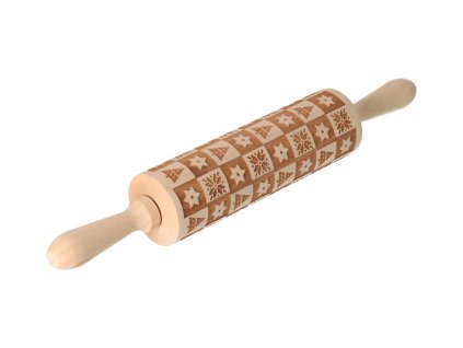 Geprägter Teigrolle Weihnachten