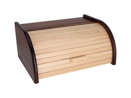 Brotkasten zweifarbig – Nussholzmix