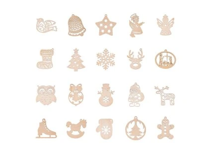 5247 2 kolekce vanocnich ozdob 20 ks