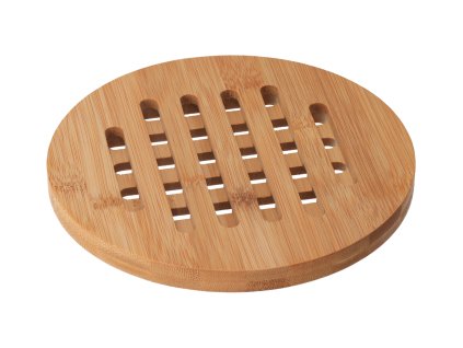 Runde Bambus-Topfmatte – 19 cm