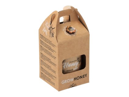 Wildblütenhonig mit Holz-Honigheber