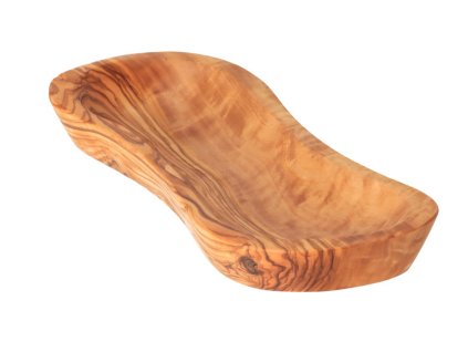Z-förmige Olivenholzschale