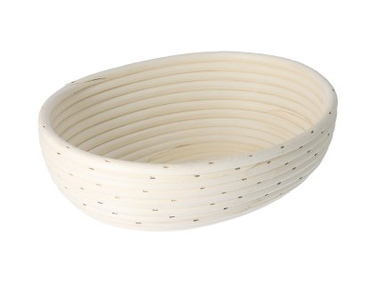 Ovaler Rattan-Brotkorb 28 x 22 x 9 cm