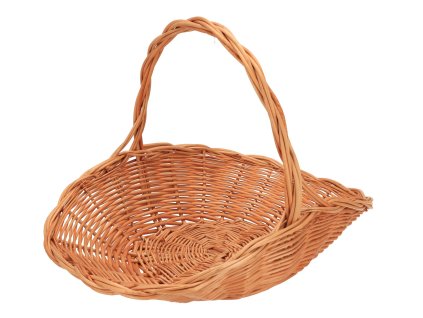 Weiden-Geschenkkorb oval natur