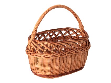 Weiden-Einkaufskorb dekorativ