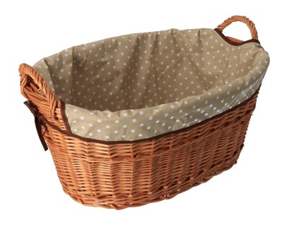 Wäschekorb aus Weide MIA III – natur