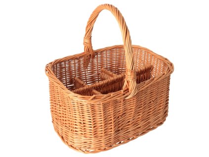 Weidenträger für 6 Flaschen