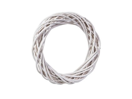 Weidenkranz weiß 35 cm