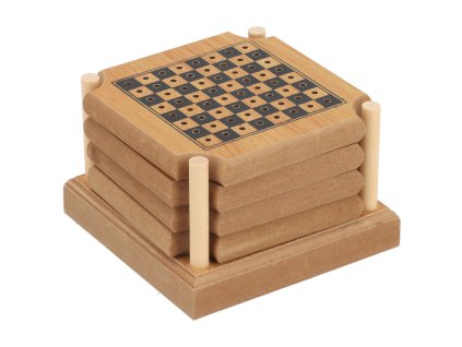Set aus 4 Brettspiel-Untersetzern