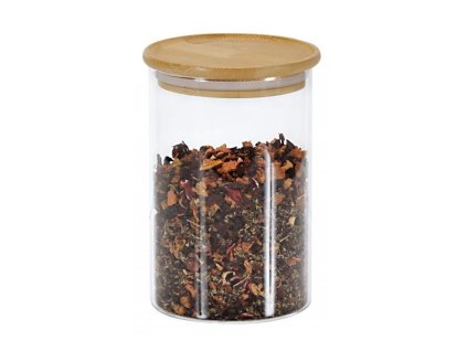 Glasgefäß mit Bambusdeckel – 800 ml