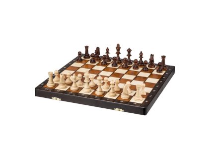 Großes magnetisches Schachspiel aus Holz