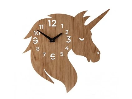 55227 detske nastenne hodiny jednorozec