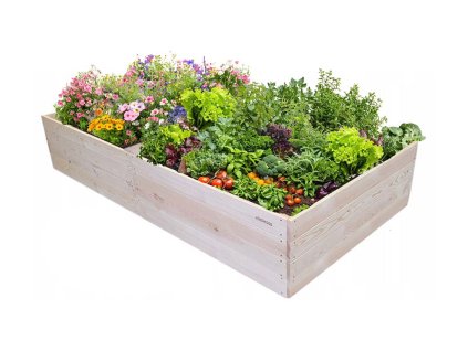 56617 dreveny vyvyseny zahon 240 x 100 x 40 cm