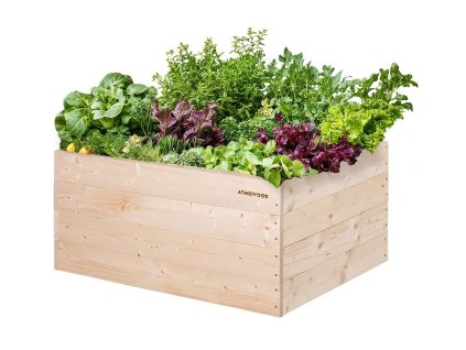 Hochbeet aus Holz 80 x 60 x 40 cm