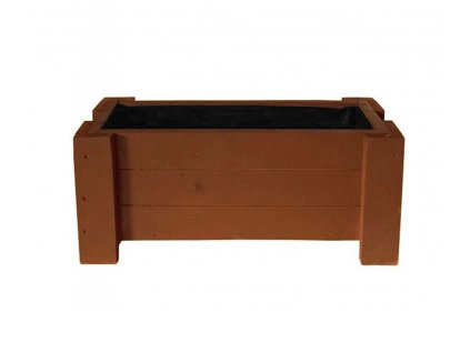 Holz-Blumenkasten 60 cm - Teak