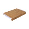 Bambusplatte mit 2 Schubladen