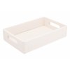 Holzkiste 30 x 20 x 7 cm – weiß