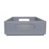 Holzkiste 30 x 20 x 7 cm – grau