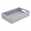 Holzkiste 30 x 20 x 7 cm – grau