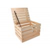 Holzkiste 50 x 40 x 30 cm – mit Deckel
