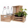 5499 3 drevena bedynka natural 36 x 26 x 16 cm