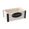 Holzkiste mit Metallkanten Nature Wood 26 x 16 x 11 cm