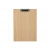 Holzplatte mit Clip A4 – Eiche