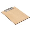 Holzplatte mit Clip A4 – Eiche