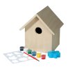 Vogelhaus aus Holz zum Dekorieren 15 x 15 x 21 cm