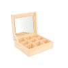 Holz-Schmuckkästchen V (9 Fächer)