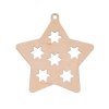Weihnachtsschmuck aus Holz – Stern