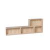 294 drevene bedynky obyvaci stena 160 x 60 x 24 cm