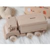 LKW aus Holz - Spardose