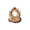 Krippe aus Holz mit Rinde XXIX
