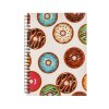 Notizbuch aus Holz A5 – Donuts