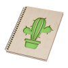 8352 4 dreveny blok a5 kaktus i