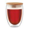 13047 1 dvoustenna sklenice s bambusovym vikem 350 ml