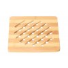 Quadratische Bambus-Topfmatte – 18 cm