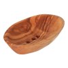 Seifenschale aus Olivenholz oval